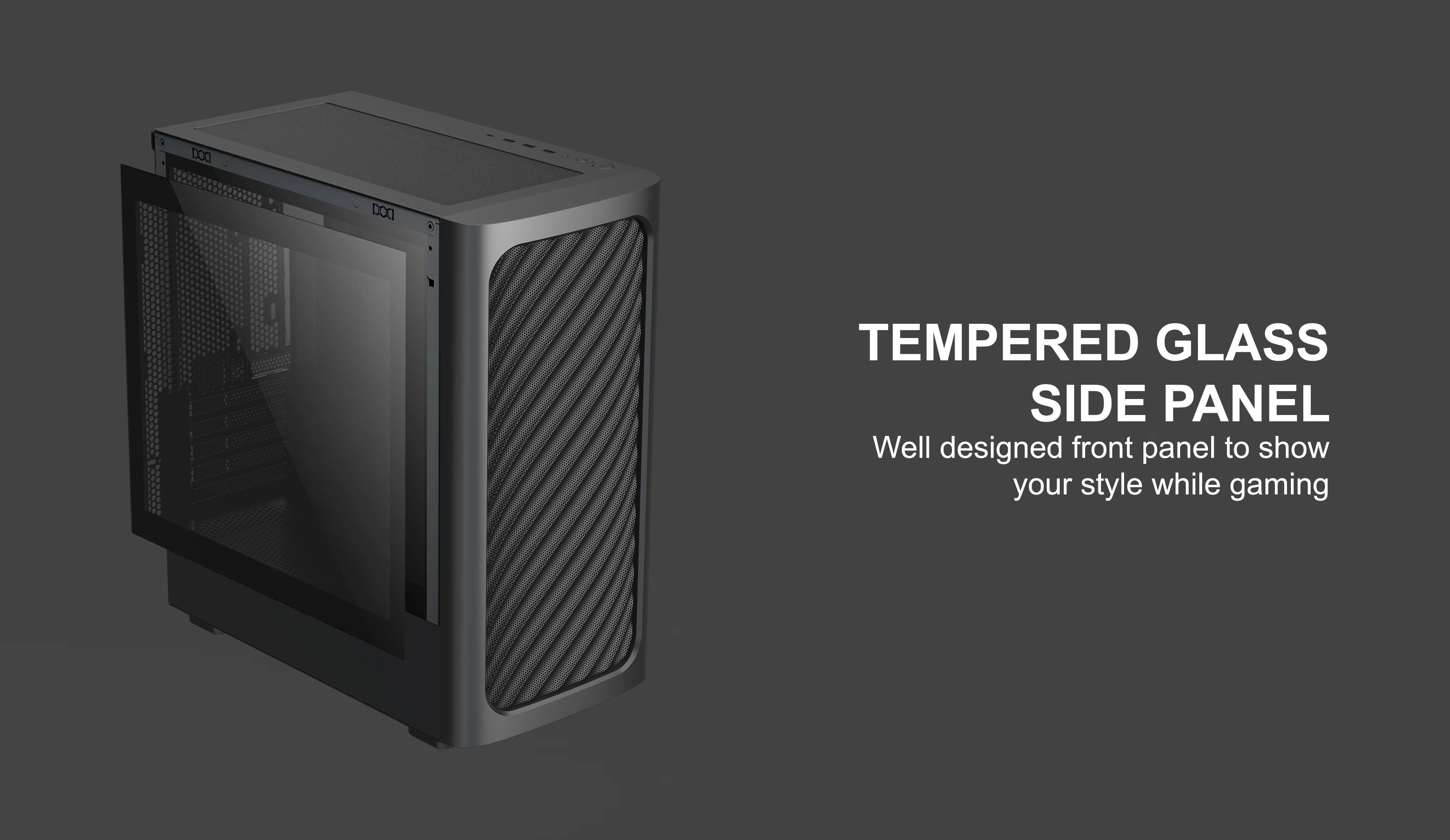 RIO M-ATX CASE INCLUDE 3 FAN ARGB