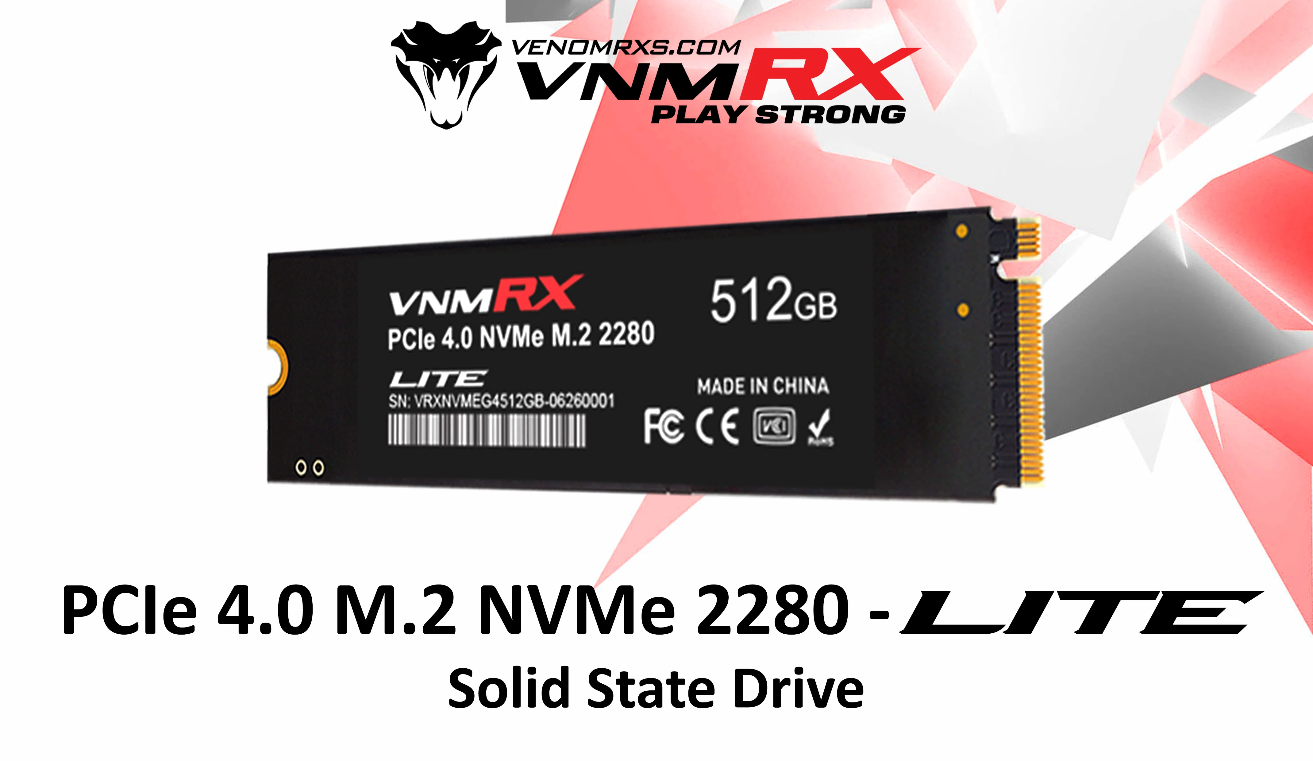 M.2 NVME GEN4 2280 SSD 1TB - LITE