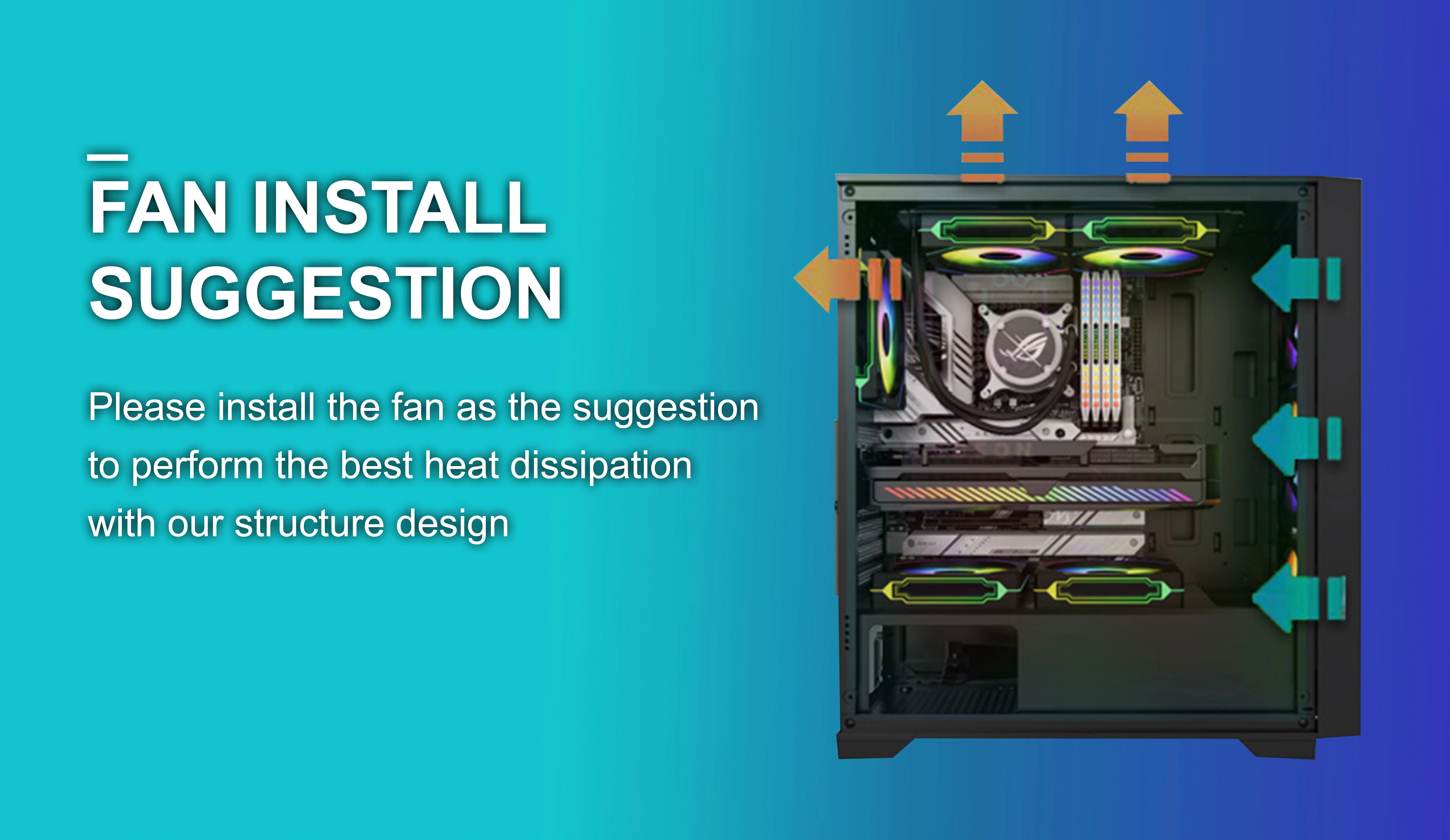RIVA ATX CASE INCLUDE 4FAN AUTO ARGB WOOD DESIGN FRONT PANEL