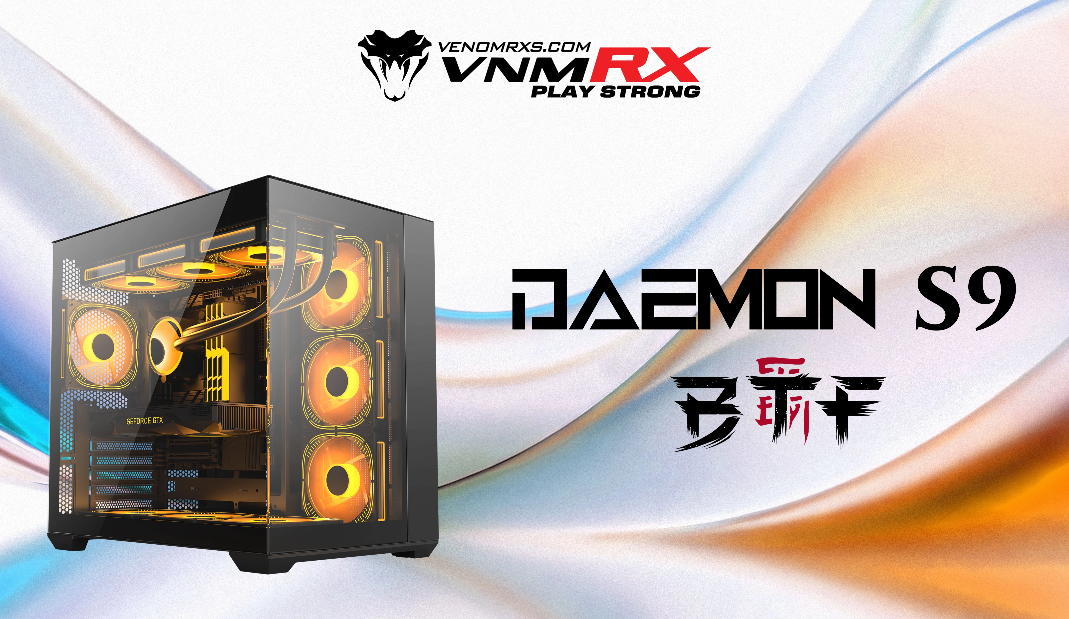 DAEMON S9 BTF BLACK ATX CASE