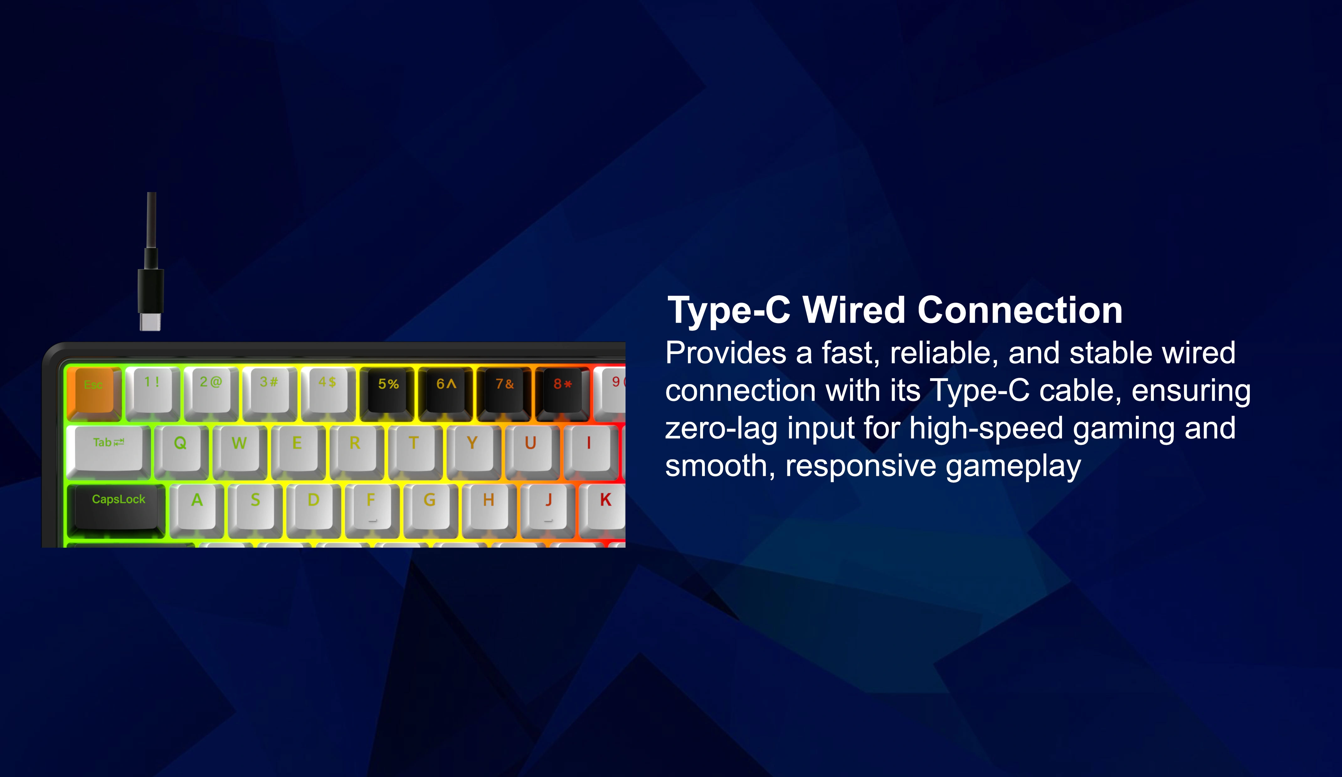 XENON 78% WIRED MECHANICAL KEYBOARD GREY/WHITE
