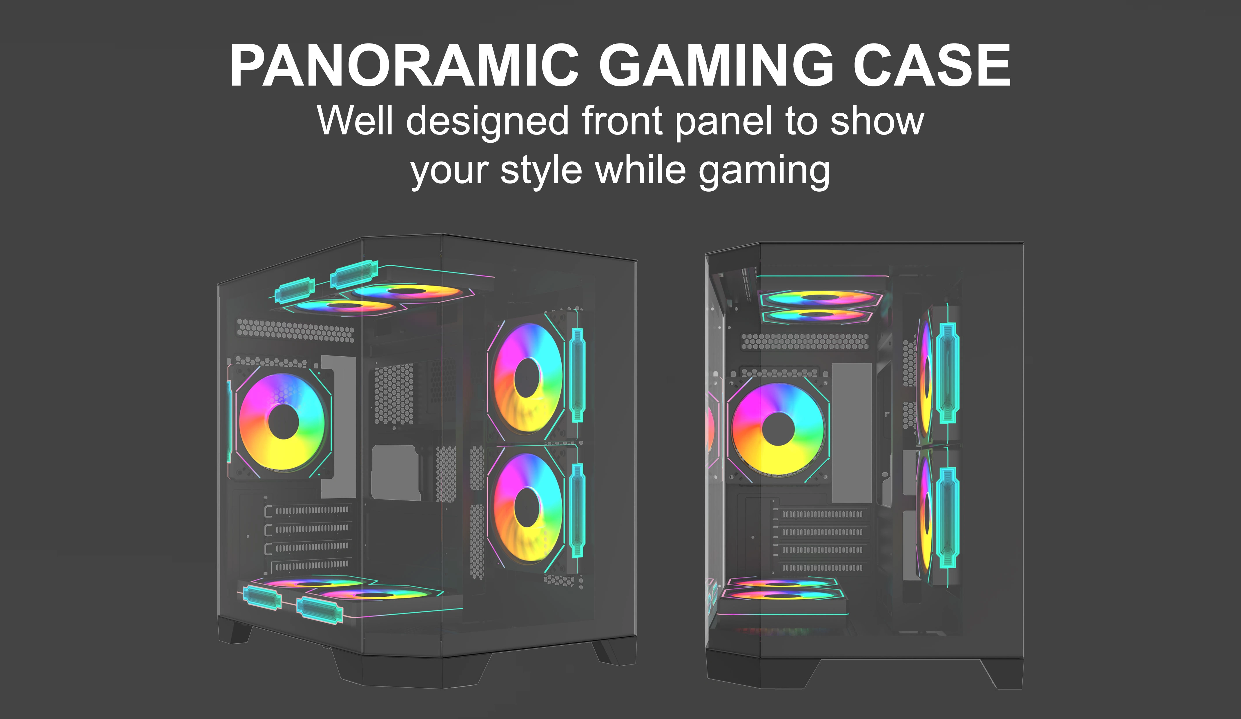 TITAN 3D MINI BLACK M-ATX CASE