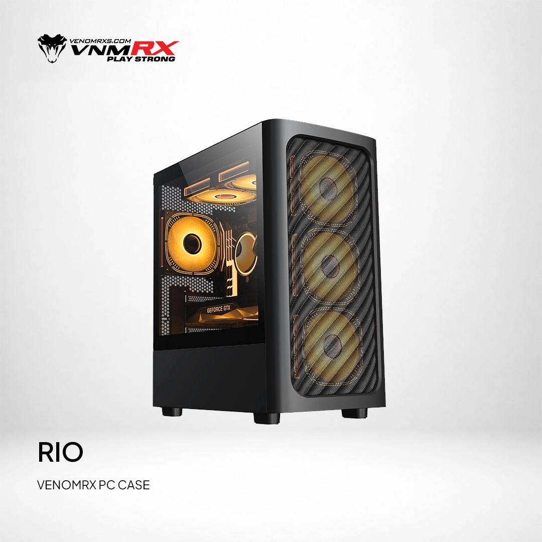 RIO M-ATX CASE INCLUDE 3 FAN ARGB