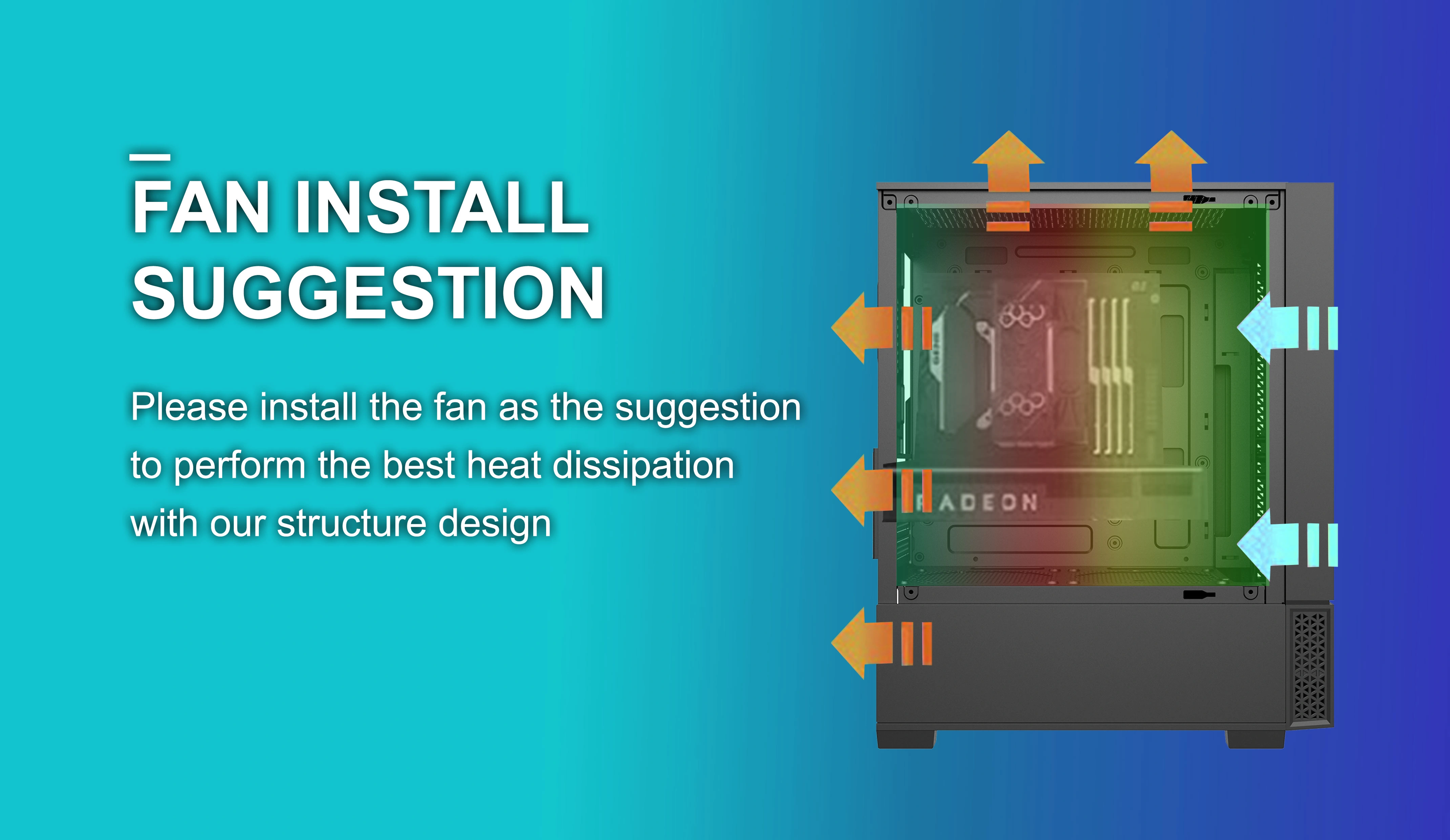 FROST M-ATX CASE INCLUDE 2 FAN ARGB